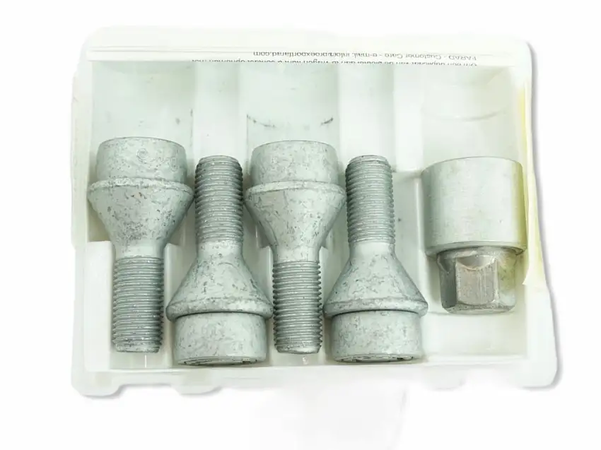 Original Kit de 4 Boulons Antivol M14x1.50 Renault Trafic 3 Opel Vivaro B Fiat Talento, 8201403824
