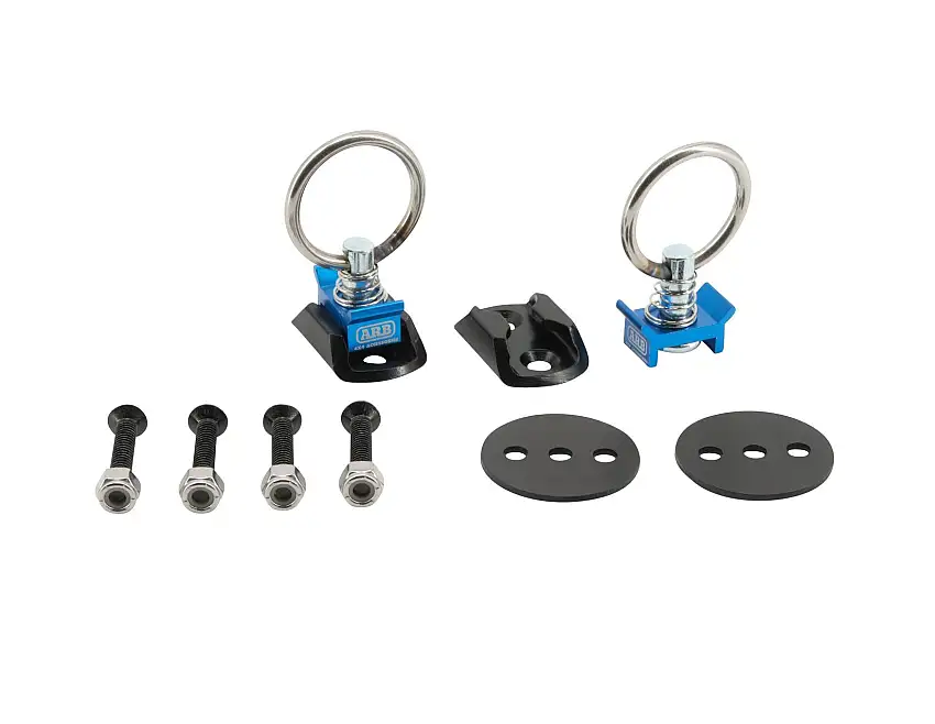 ARB* Kit de rails et anneaux d’arrimage pour glacière,jeu de 2