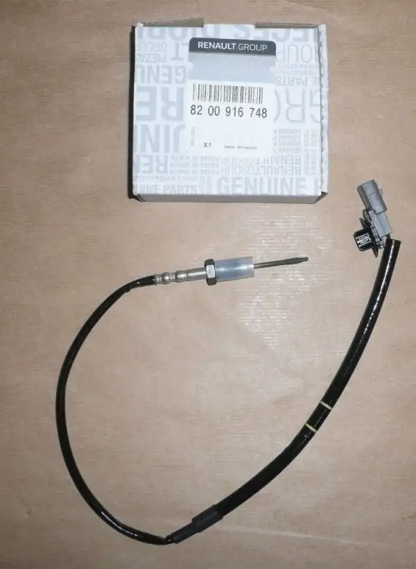 Capteur de température des gaz d'échappement Renault Master 2010- III 2.3 dci, 8200916748