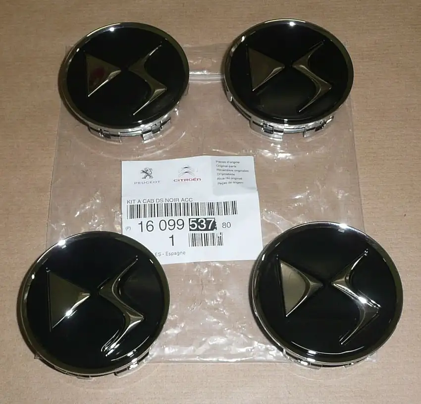 CACHES MOYEUX POUR JANTE CITROEN DS3/4/5 ensemble de 4 PIÈCES , 1609953780