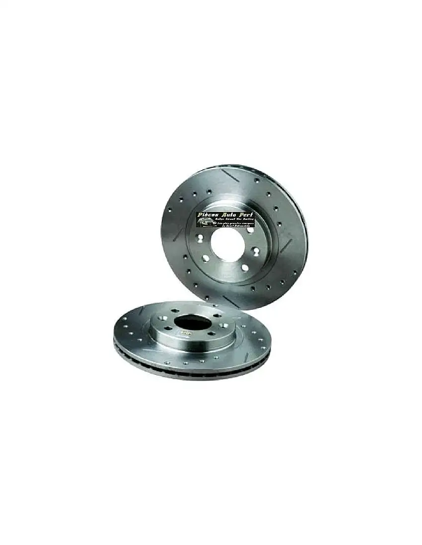 2 Disques de freins Arrière Percés Rainurés 336x22mm BMW E90/E91/E92
