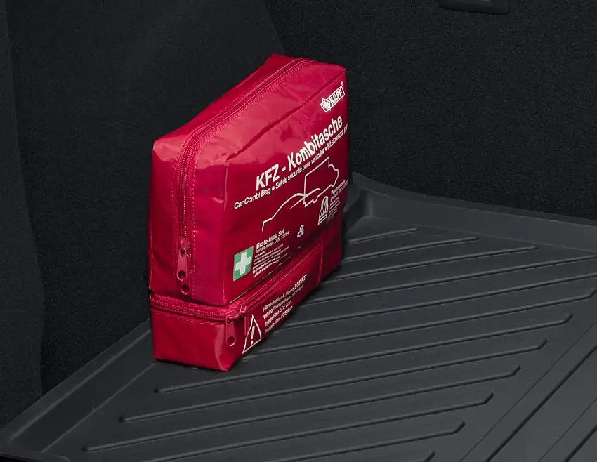 Kalff* Pack Sécurité dans un sac en nylon rouge,Nano « Trio