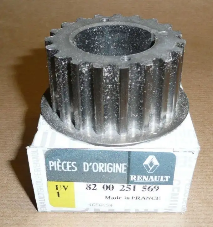 ORIGINAL pignon de vilebrequin poulie courroie de distribution Megane Scenic Espace IV 1.8 2.0 16V , 8200251569 , 13021-00QAD ,