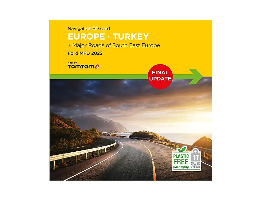 TomTom* Mise à jour cartographique pour système de navigation Ford MFD