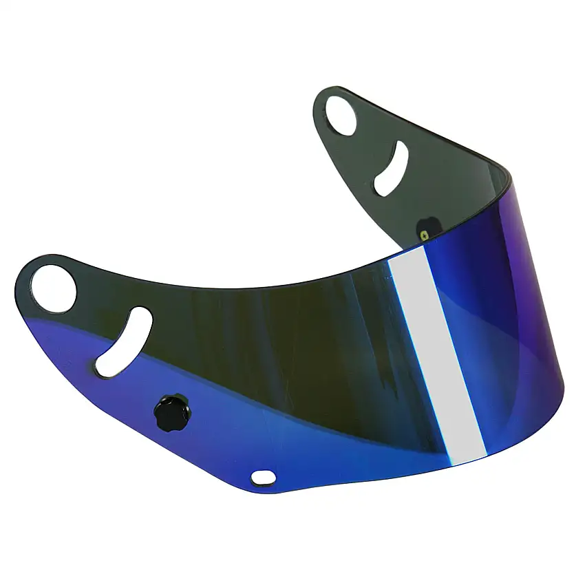 Bleu enduit de miroir de pare-soleil d'Arai GP6