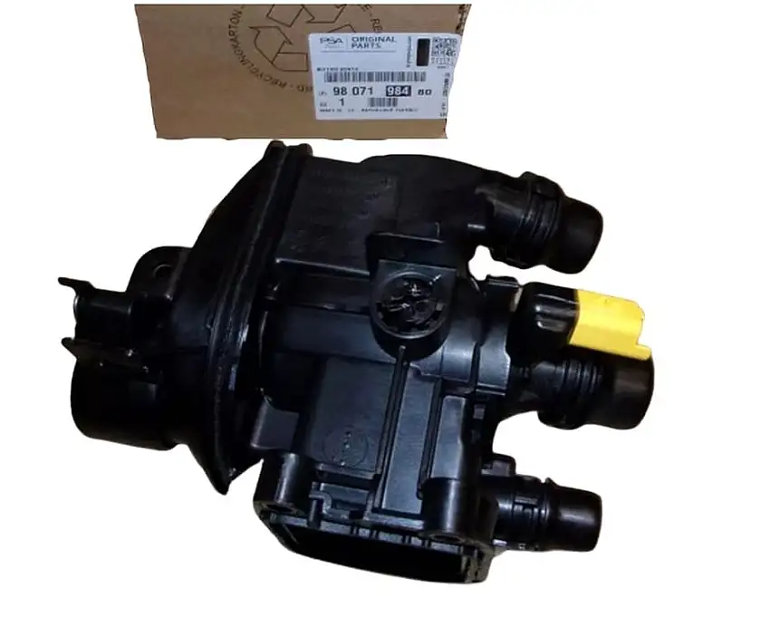 Boîtier de thermostat d'origine Citroën Peugeot 1.2 12V eb2dt turbo, 9807198480