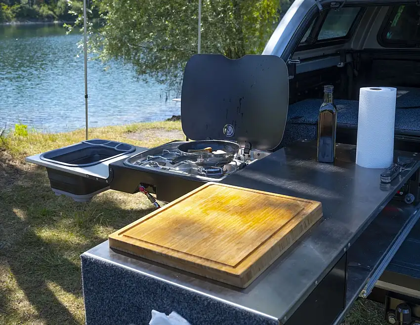 Ford Ranger à partir de 01/2012 ARB* Cuisine coulissante avec gazinièr