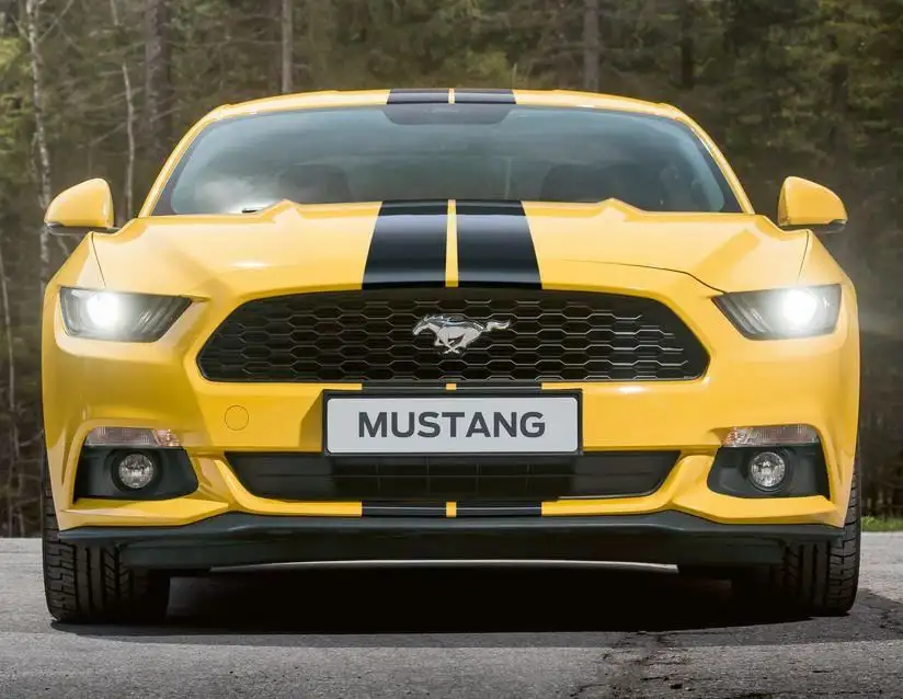 Mustang Bandes décoratives autocollantes, noir brillant 2018-2023
