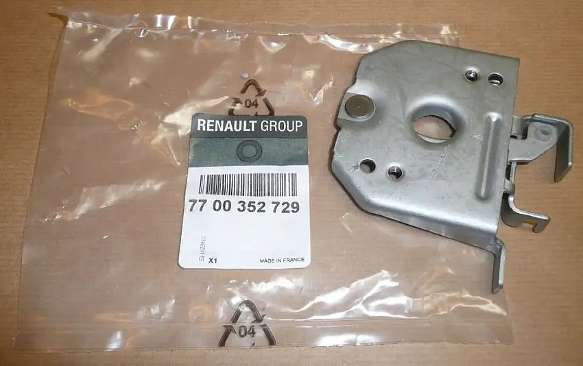 Original Serrure de capot Renault Clio II, Renault Master II , 7700352729