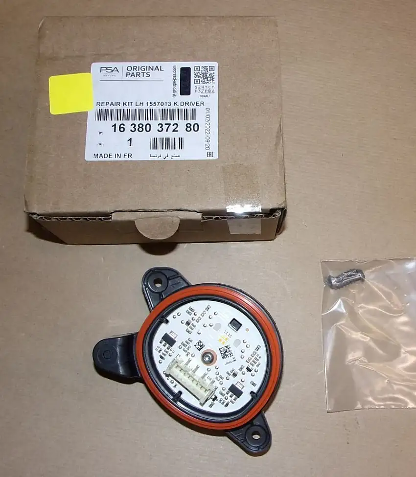 Kit de réparation de phare Peugeot 508 gauche , 1638037280