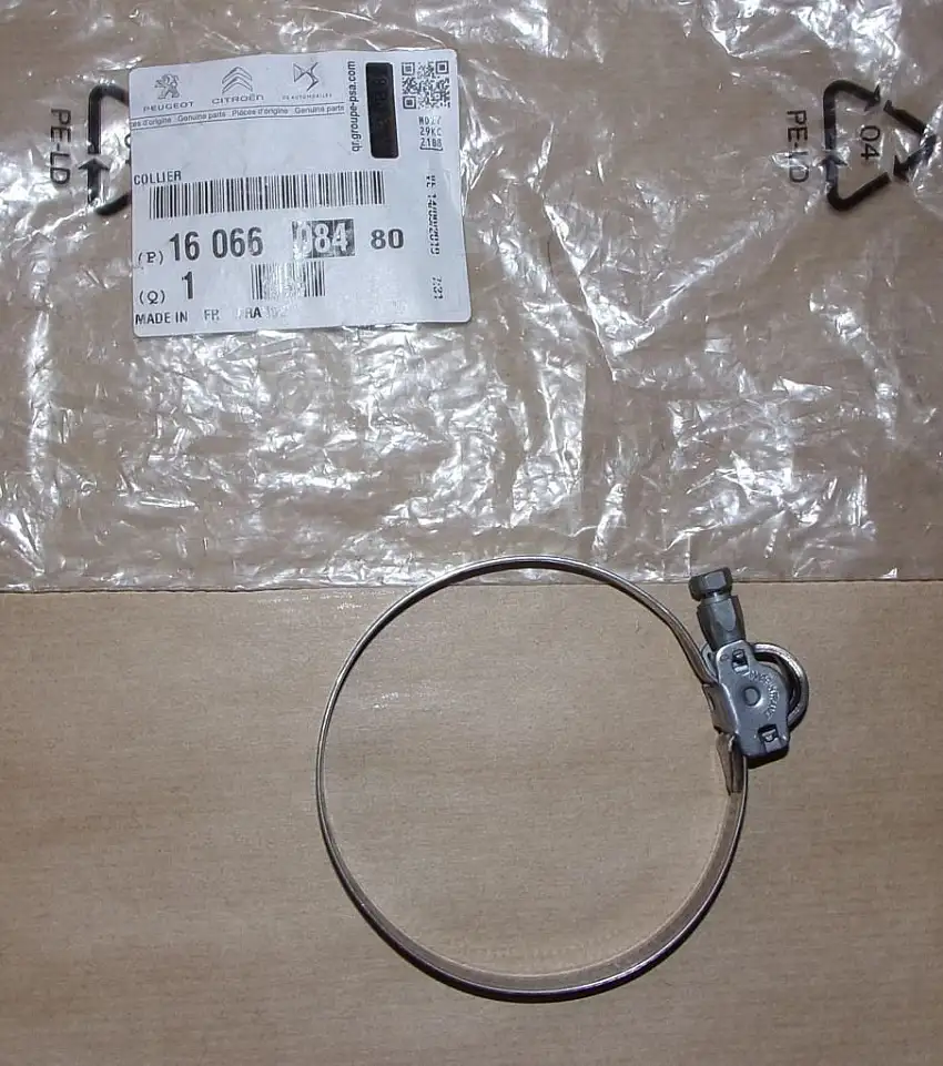Collier de serrage de tuyau de carburant Citroën Jumper III , 1606608480
