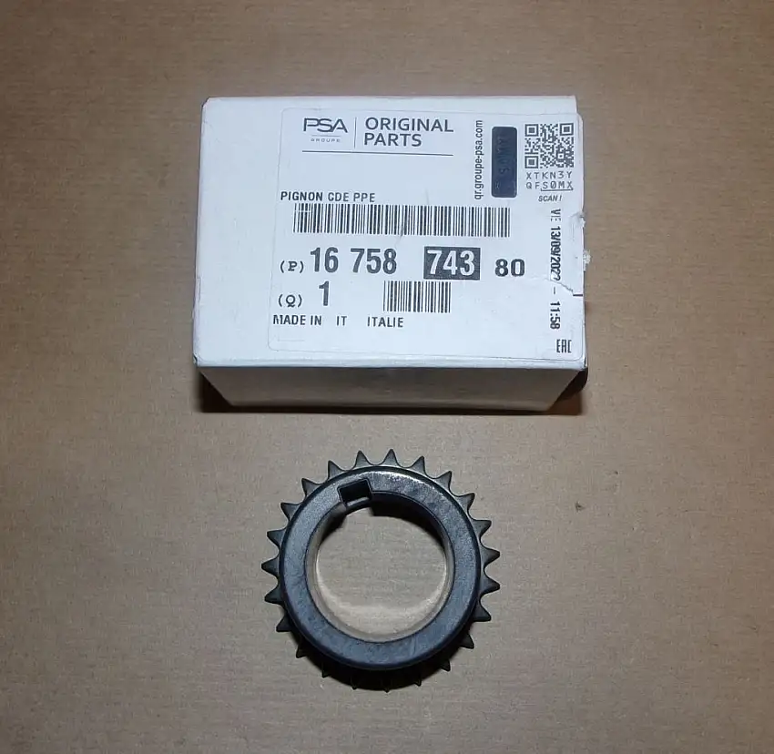 Original Roue dentée de la pompe à huile 2.0/2.2HDI Citroën C4, Citroën C4 Picasso/Spacetourer, Citroën C5 (X7), Citroën C5 Air