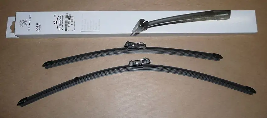 Balais d'essuie-glace Peugeot 308 II 600/450mm plats ,  1611631080