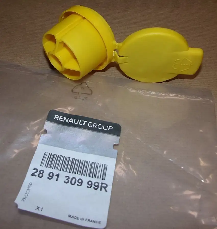 bouchon de réservoir de lave-glace Renault d'origine Mégane III / IV , 289130999R