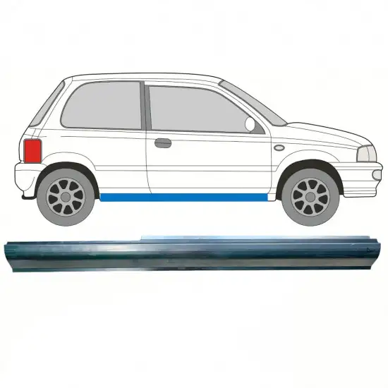 Réparation bas de caisse pour Suzuki Alto 1994-2002 / Droite <br/>ID:8621