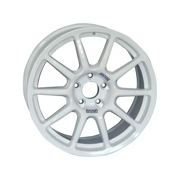 Jantes BRAID FullRace A Taille 7X17 Entraxe 4X108 Déport 16 Alésage 65.1 Blanche Peugeot / Citroen
