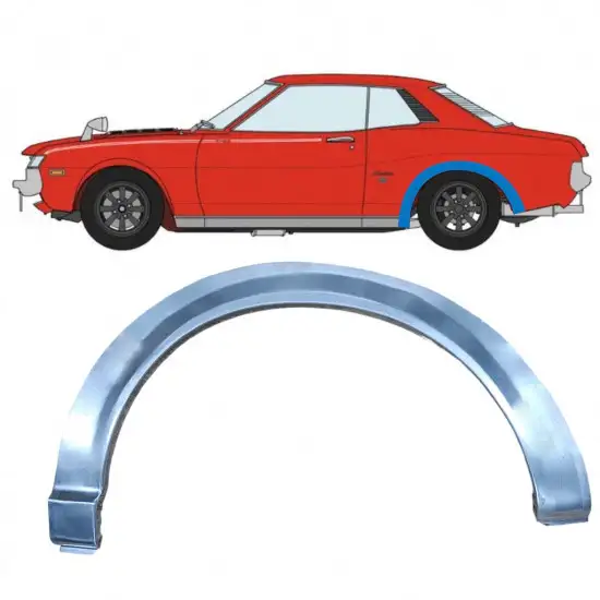 Panneau de réparation arc d'aile arrière pour Toyota Celica 1971-1978 / Gauche <br/>ID:11004