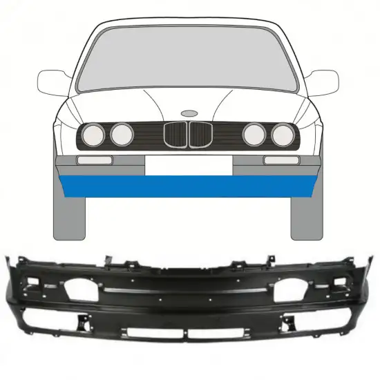Support de radiateur pour BMW 3 E30 1987-1994 <br/>ID:11554