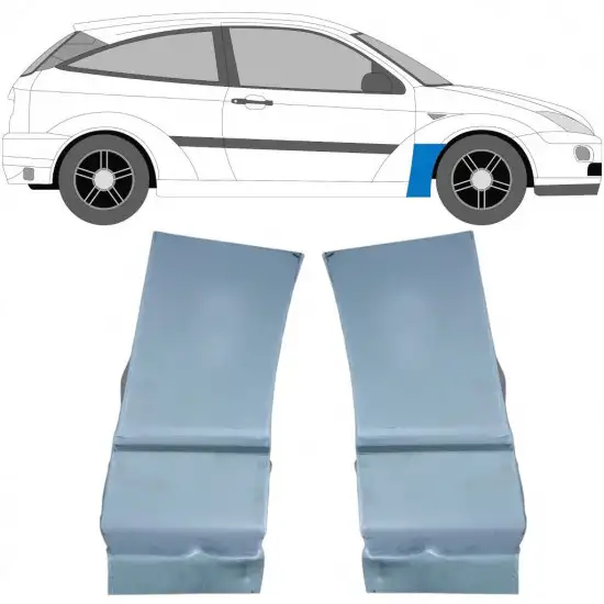 Panneau de réparation de l’aile avant pour Ford Focus 1998-2004 / Gauche+Droit / Ensemble <br/>ID:9615