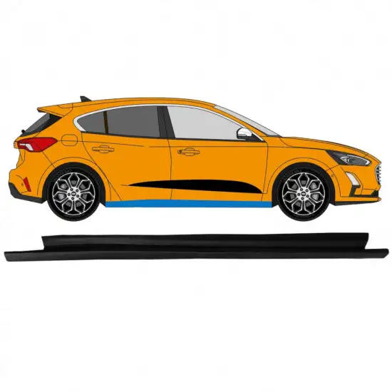 Moulure de seuil pour Ford Focus 2018-2021 / Droite <br/>ID:7719