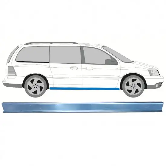 Réparation bas de caisse pour Ford Freestar 2004-2007 / Gauche = Droite (symétrique) <br/>ID:9103