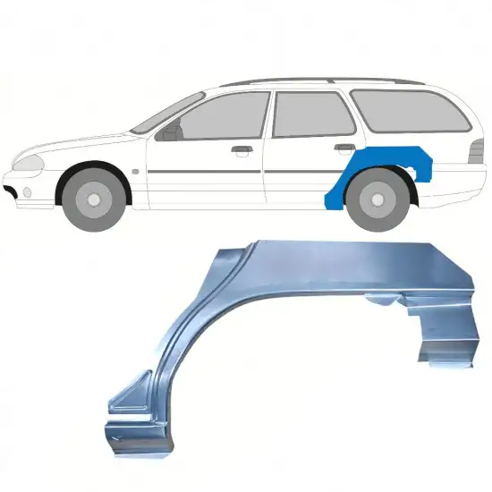 Panneau de réparation arc d'aile arrière pour Ford Mondeo 1993-2000 / Gauche / COMBI <br/>ID:8050