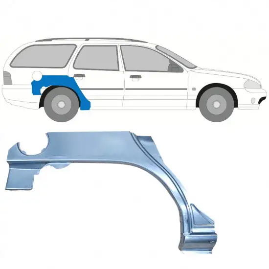 Panneau de réparation arc d'aile arrière pour Ford Mondeo 1993-2000 / Droite / COMBI <br/>ID:8049