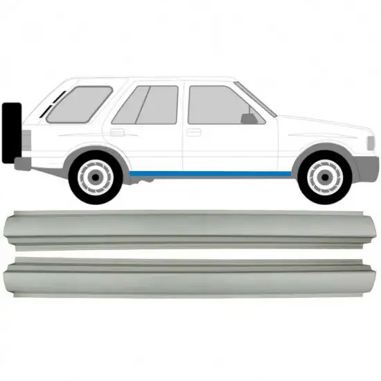 Réparation bas de caisse pour Opel Frontera B 1999-2002 / Gauche = Droite (symétrique) / Ensemble <br/>ID:10476
