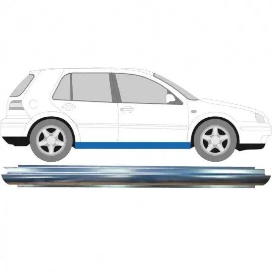 Réparation bas de caisse pour Volkswagen Golf 4 1997-2006 / Gauche = Droite (symétrique) <br/>ID:8849