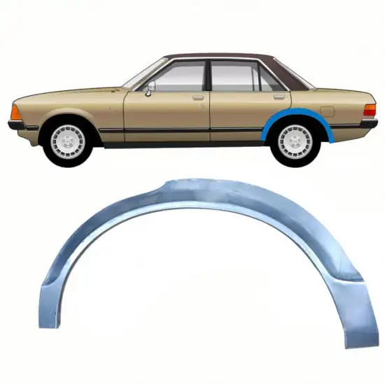 Panneau de réparation arc d'aile arrière pour Ford Granada 1977-1985 / Gauche <br/>ID:8777