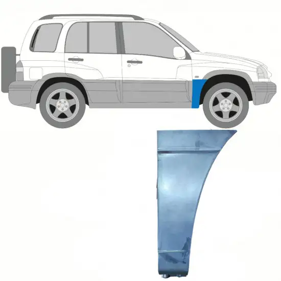 Panneau de réparation de l’aile avant pour Suzuki Grand Vitara 1997-2005 / Droite <br/>ID:10124