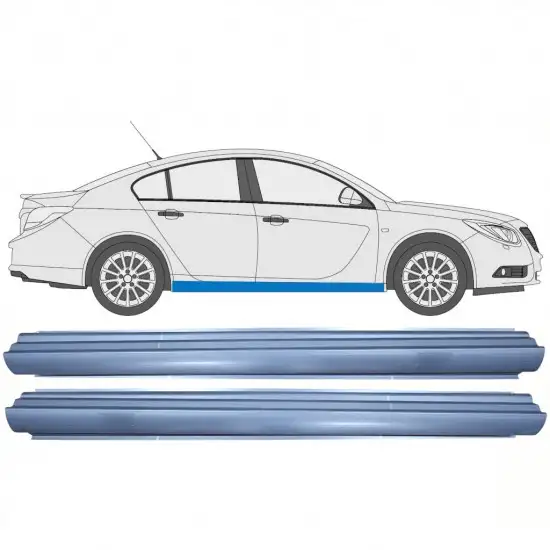 Réparation bas de caisse pour Opel Insignia 2008-2017 / Gauche+Droit / Ensemble <br/>ID:10611