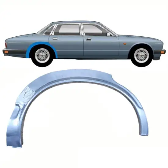 Panneau de réparation arc d'aile arrière pour Jaguar XJ 1986-1994 / Droite <br/>ID:10745