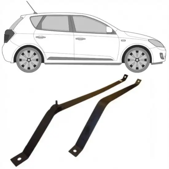 Réservoir à carburant sangles pour Kia Ceed 2006-2012 <br/>ID:9325