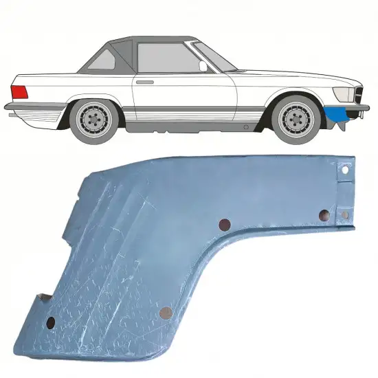 Panneau de réparation de l’aile avant pour Mercedes SL-Class 1971-1989 / Droite <br/>ID:10294