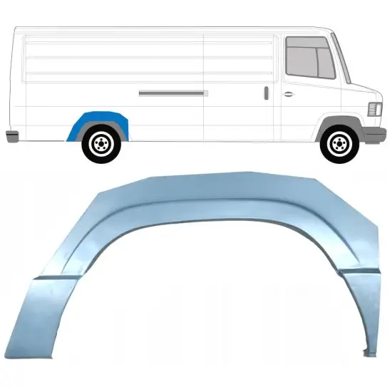 Panneau de réparation arc d'aile arrière pour Mercedes T2 1986-1996 / Droite <br/>ID:8020