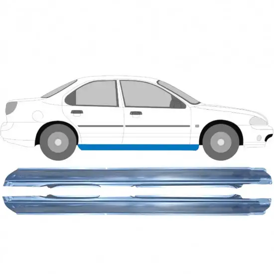 Panneau de réparation du seuil pour Ford Mondeo 1993-2000 / Gauche+Droit / Ensemble <br/>ID:9463
