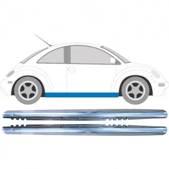 Panneau de réparation du seuil pour Volkswagen Beetle 1998-2005 / Gauche+Droit / Ensemble <br/>ID:10211