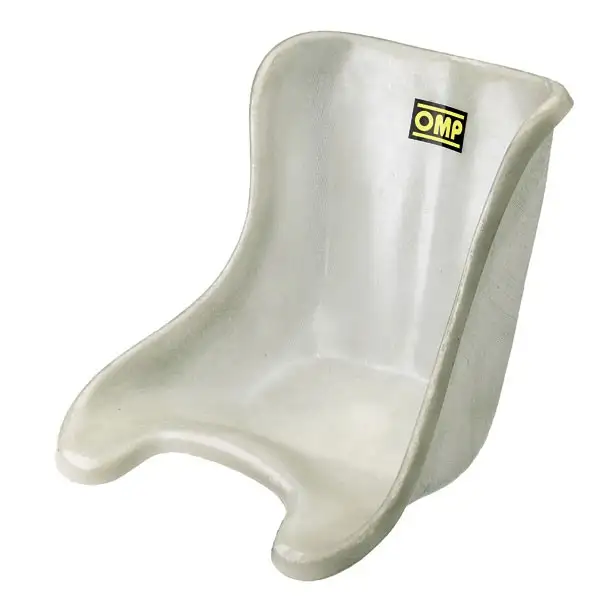 Siège Karting OMP Fibre Plat 33cm 1.45Kg