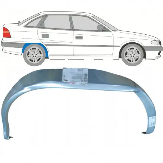 Passage de roue intérieur arrière pour Opel Astra F 1991-2002 / Droite <br/>ID:7868