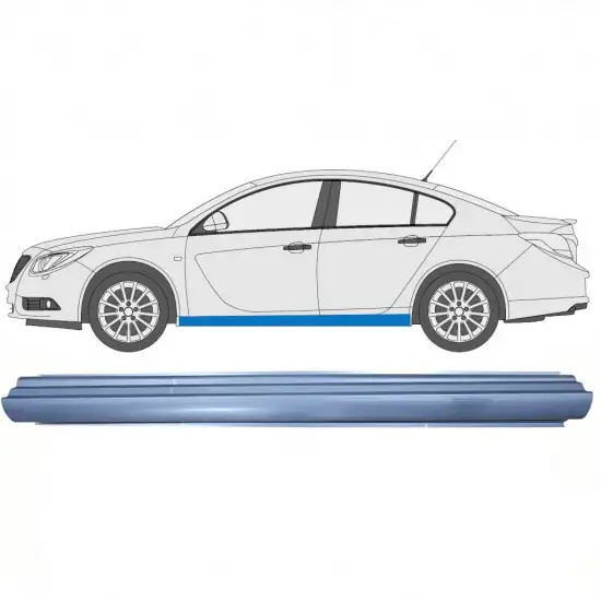 Réparation bas de caisse pour Opel Insignia 2008-2017 / Gauche <br/>ID:8625