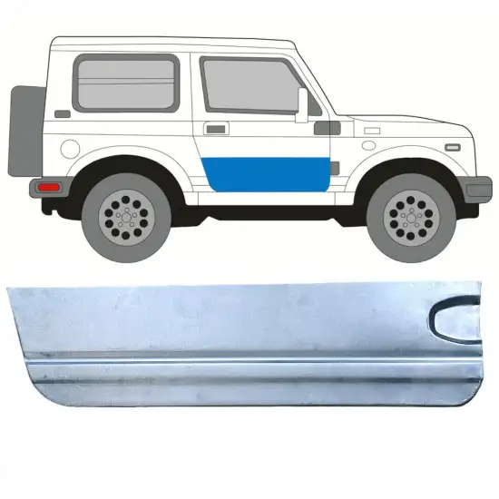 Panneau de réparation de porte pour Suzuki Samurai 1981- / Droite <br/>ID:8325