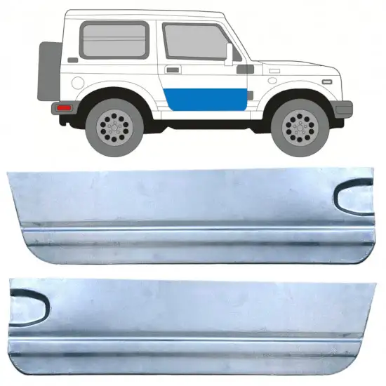 Panneau de réparation de porte pour Suzuki Samurai 1981- / Gauche+Droit / Ensemble <br/>ID:10542