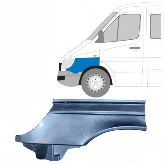 Panneau de réparation de l’aile avant pour Mercedes Sprinter 1995-2006 / Gauche <br/>ID:10153