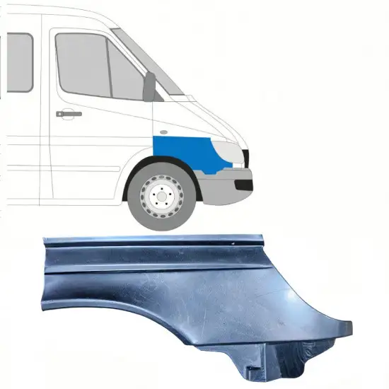 Panneau de réparation de l’aile avant pour Mercedes Sprinter 1995-2006 / Droite <br/>ID:10152