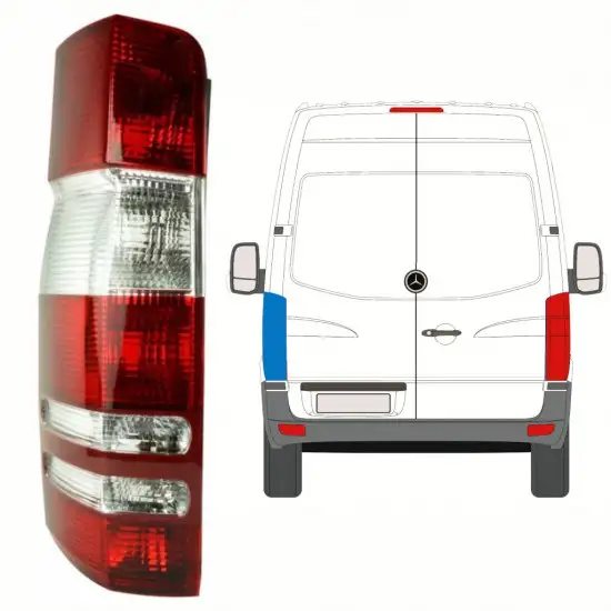 Feu arrière pour Mercedes Sprinter 2006-2018 / Gauche <br/>ID:9084