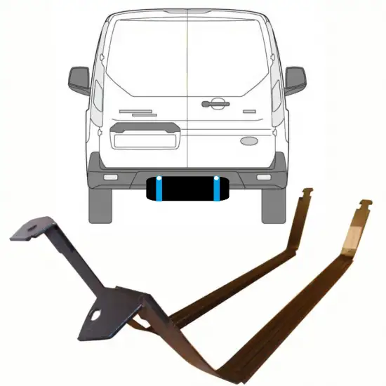 Réservoir à carburant sangles pour Ford Tourneo Connect 2013-2022 <br/>ID:10170