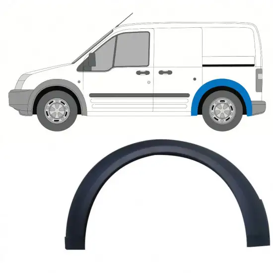 Moulure latérale sur aile arrière pour Ford Transit Connect 2003-2013 / Gauche <br/>ID:8255