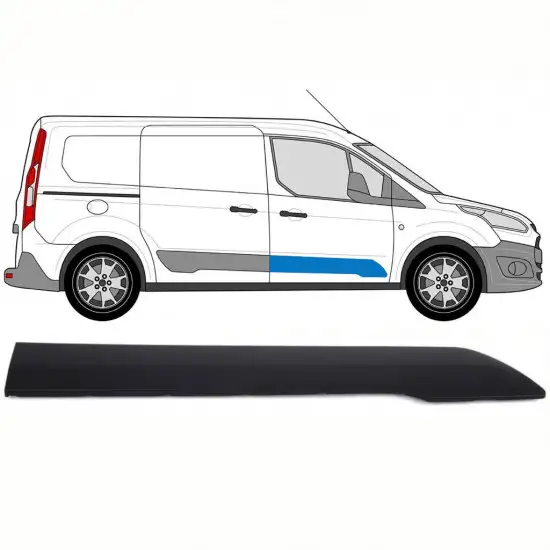 Moulure latérale sur porte avant pour Ford Transit Connect 2013-2022 / Droite <br/>ID:8496