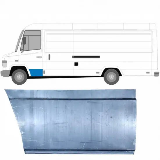Panneau de réparation de porte avant pour Mercedes Vario 1996- / Gauche <br/>ID:5604